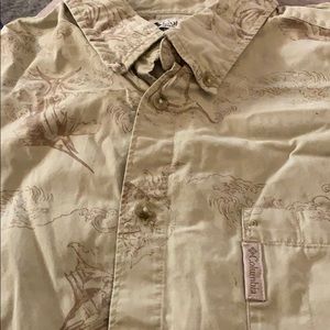 columbia men’s button up short sleeve